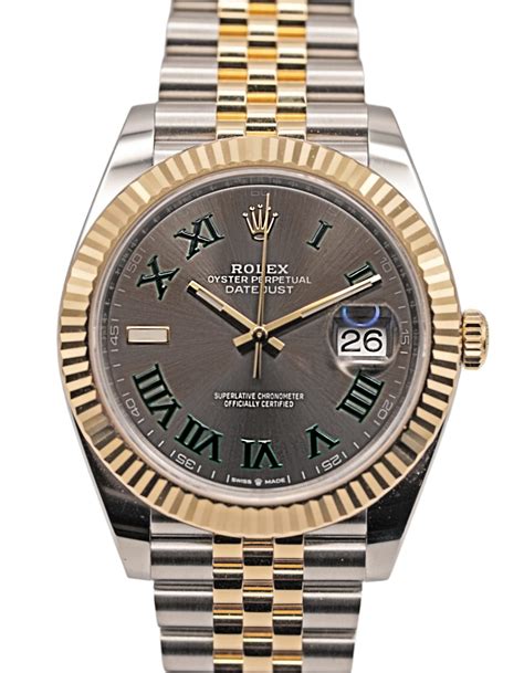 Rolex Datejust 41mm jubilee wimbledon